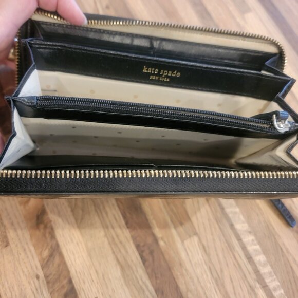 Kate Spade Gold Coast Lacey Quilted Zip Around Wallet - Picture 6 of 13